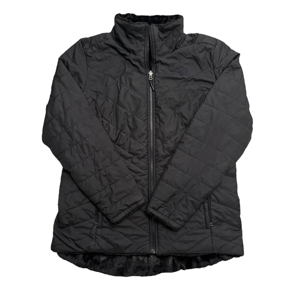 The North Face Black Puffer Jacket, Lined with Super Soft Faux Fur